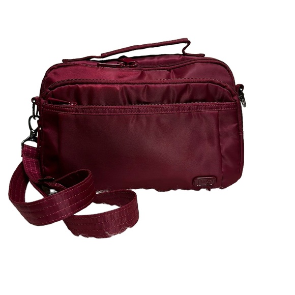 lug Bags Lug Scoop Rfid Blocking Crossbody Bagburgundy Os Poshmark